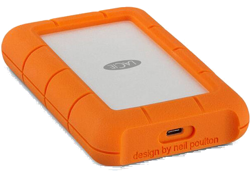 LaCie Rugged drive available for hire at Coach House Studios