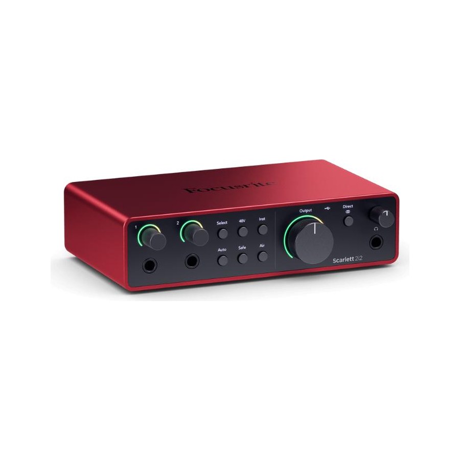Focusrite Scarlett 2i2 audio interface available for hire at Coach House Studios